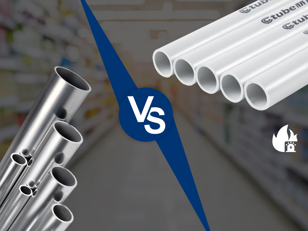 大型商超布線安（ān）全之戰：為何低煙無鹵穿線管（guǎn）更勝一籌？