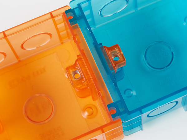 PVC透明86自扣（kòu）無縫底盒