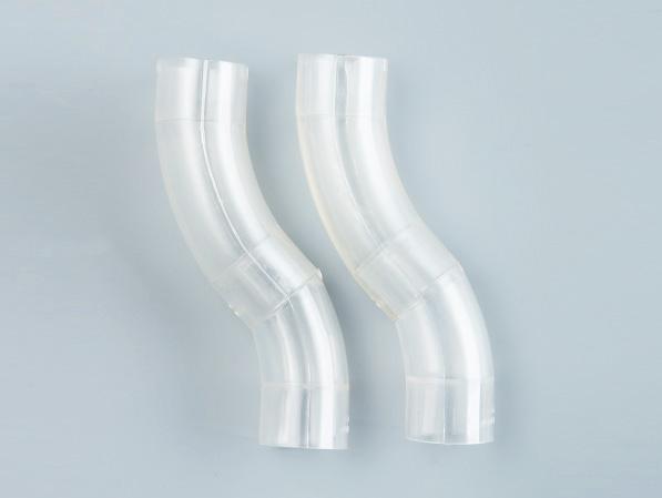 PVC透（tòu）明過橋彎