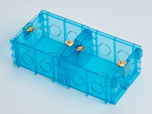 PVC紅藍透明86無縫式接（jiē）線底盒