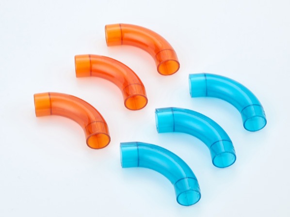 PVC紅藍透明上（shàng）牆彎