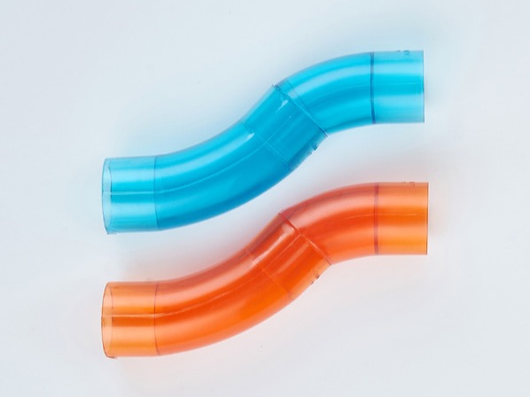 PVC紅藍透明過（guò）橋彎