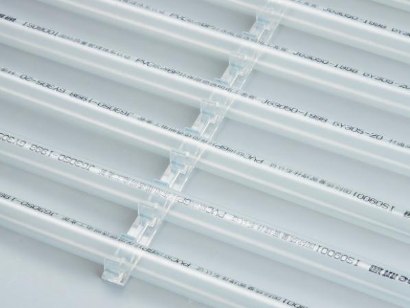 PVC透明地麵連排管夾